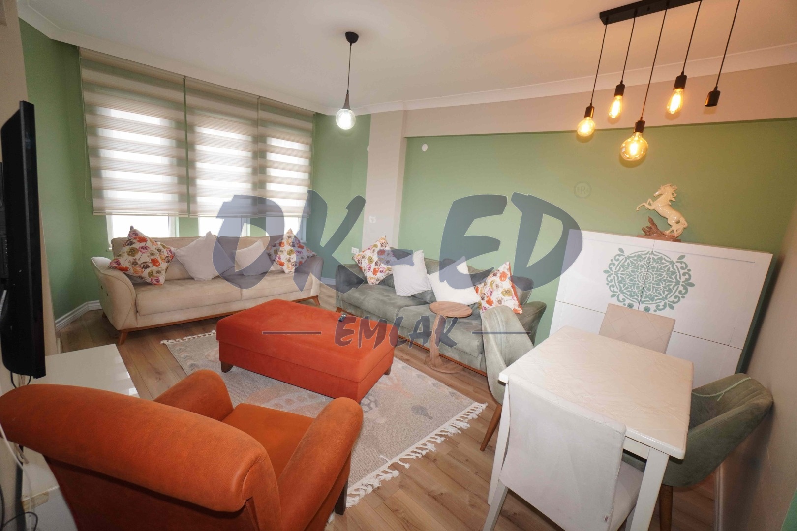 Orhanlar Mahallesinde Eşyalı Kiralık 2+1 Daire - 2. Fotoğraf